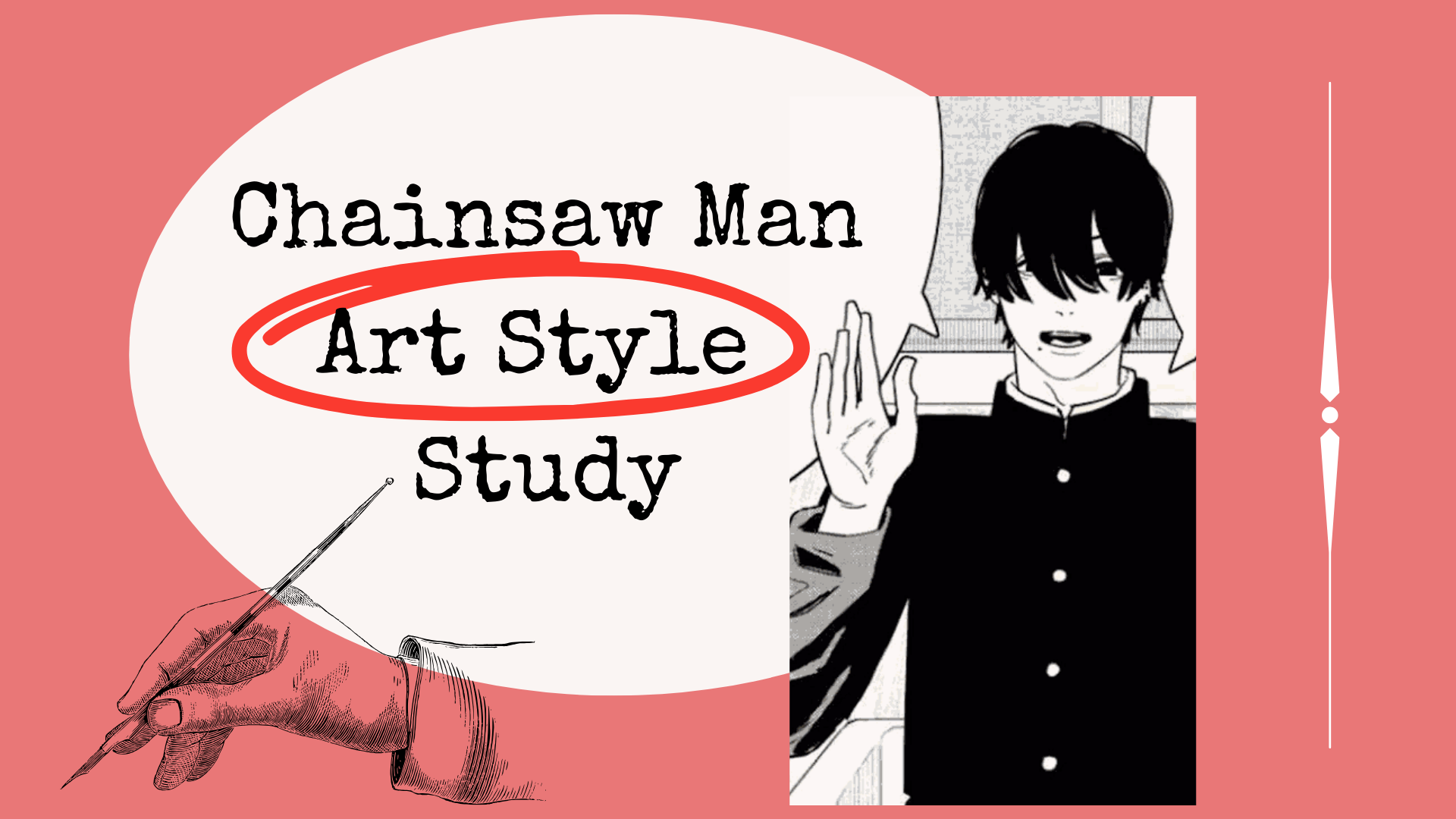 Yoshida saying 'Chainsaw Man Art Style Study