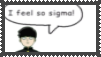 Mob from Mob Psycho 100 saying he feels so sigma.